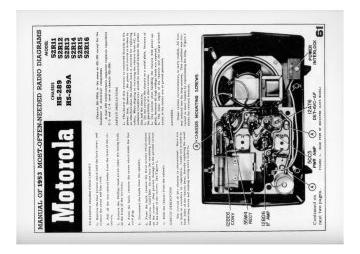 Motorola-52R11_52R12_52R13_52R14_52R15_52R16_HS289 ;Chassis_HS289A ;Chassis-1953.Beitman.Radio preview